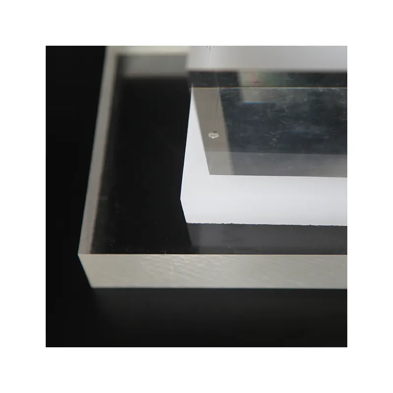 Foglio acrilico colato in foglio trasparente ad alta trasmittanza della luce di dimensioni personalizzate