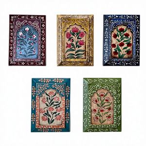 Panneau mural floral Art Déco artisanal pour anniversaire, fabriqué en Inde - Product Image 1