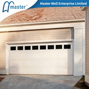 Porte de garage sectionnelle en acier isolée en mousse Master Well, panneau de porte affleurant, pour garage de voiture, porte de garage facile à installer - Product Image 3