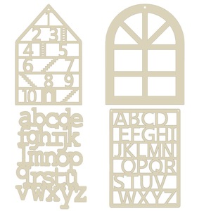 Letrero moderno minimalista de madera con el alfabeto inglés en mayúsculas y minúsculas, decoración para el hogar, juguete educativo con números para bebés, adorno para la casa. - Product Image 5