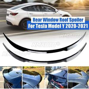 Aileron de toit arrière pare-soleil et pare-pluie pour Tesla Model Y 2020-2021, becquet de coffre arrière, accessoires automobiles - Product Image 1