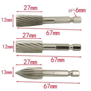 Precio Especial: Juego de 5 Fresas Rotatorias de Acero de Alta Velocidad para Trabajar la Madera, Cortador de Tallado, Cabezal de Pulido Rotatorio, Brocas - Product Image 4