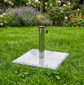 Uplion 25KG Patio Umbrella Stand Central Pole Umbrella <strong>Weight</strong> Marble Granite <strong>Parasol</strong> <strong>Base</strong> - Product Image 1