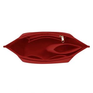 Organisateur de sac à fermeture éclair géométrique tendance pour petits sacs fourre-tout avec doublure intérieure en feutre non tissé et poignée souple - Product Image 5
