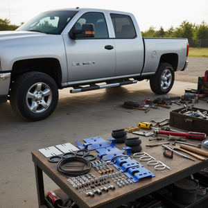 Kit de Suspensión para Camioneta, Resorte Neumático Trasero D0100HPIWLV para Chevrolet Silverado 2500 HD 3500 2001-2010, Mejora de Acero - Product Image 2