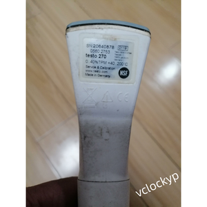 Medidor de aceite de freír Testo 270 BT, 104.F a 392.F, 0 a 40% TPM - Product Image 3