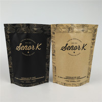 Sachets compostables imprimés sur mesure pour collations, bonbons, sucre, thé, sachet doypack refermable en papier kraft