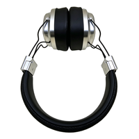 Casque Bluetooth sans fil rétro supra-auriculaire haut de gamme, pliable, stéréo, avec coussinets en cuir protéiné doux et confortables