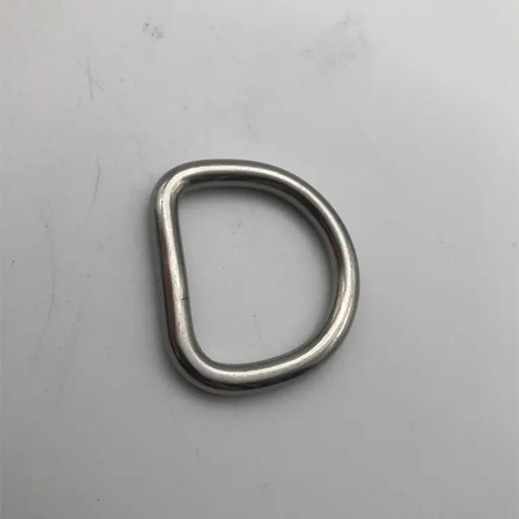 Wholesale Webbing Bag D Ring Steel Metal Rings Stainless Steel Welded D Ring