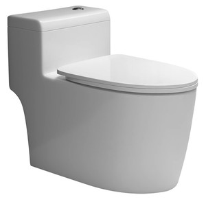 Inodoro de Cerámica Personalizado con Sistema de Sifón Ultra-swirl, Ahorro de Agua, Silencioso, Antiolores, Antisalpicaduras y Tubería Grande - Product Image 5