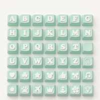 Porte-clés personnalisé imprimé en 3D avec bouton-pression, jouet anti-stress DIY avec nom en lettres, pour décoration de bureau mignonne et pastel, cadeau