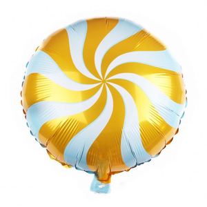 18 Inch Candy Aluminum Film Round Shape Mylar Ballons Globos Helium Lollipop Foil <b>Balloons</b> Wholesale - Product Image 2
