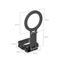 Support MagSafe pour DJI Osmo Pocket 4 3 360 °   Rotatif à 180° °   Support de téléphone inclinable en alliage d'aluminium, accessoire pour stabilisateur SmallRig 6004