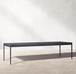 Ensemble de mobilier de jardin en aluminium imperméable pour l'extérieur, résistant aux intempéries, chaises et tables de salle à manger pour patio, acceptant les commandes personnalisées - Product Image 5