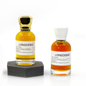Botella de Perfume de Vidrio Transparente de Lujo Personalizada, 30ml 50ml 100ml, con Pulverizador, Ecológica, Reciclable, para Productos de Cuidado Personal - Product Image 5