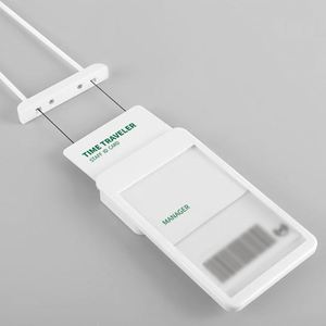 X49 Creative Double Pull Silicone Lashing <b>Card</b> <b>Sleeve</b> Work Certificate Retractable <b>Card</b> Set for Promotional & Business Gifts - Product Image 2