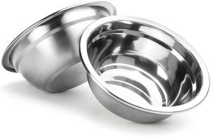 Paslanmaz çelik köpek maması kaseleri kalınlaşmış dayanıklı yedek çanaklar ile gıda ve su bulaşık makinesi için güvenli Metal çanak köpekler için - Product Image 5