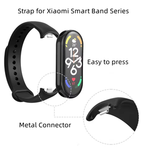 Aibangjia Metal Connector <span class=keywords><strong>Band</strong></span> para <span class=keywords><strong>Xiaomi</strong></span> Smart <span class=keywords><strong>Band</strong></span> 10 Pulsera Sport Wristband Watchband - Product Image 2