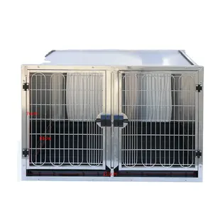 Équipement de clinique vétérinaire de haute qualité 304 Cages pour chiens vétérinaires en acier inoxydable