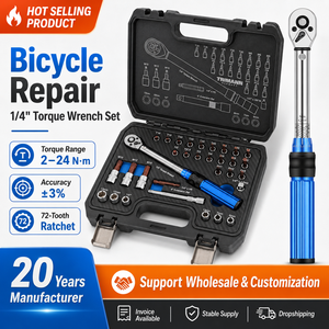 <span class=keywords><strong>Clé</strong></span> <span class=keywords><strong>dynamométrique</strong></span> réglable 1/4 pouce, 2-24 Nm, haute précision, kit d'outils de réparation de vélo <span class=keywords><strong>pour</strong></span> <span class=keywords><strong>VTT</strong></span>, vente chaude - Product Image 2