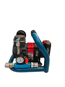 Compresseur d'air portable 21V 2600 tr/min, sans huile, type piston, moteur DC, pression réglable pour outils pneumatiques - Product Image 2