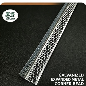 Perfil de esquina de malla expandida de acero galvanizado para revoco, protector de esquinas internas y externas de pared - Product Image 3