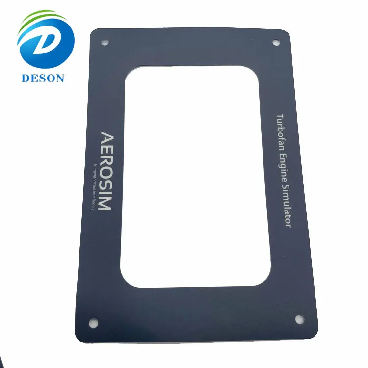 Deson graphic overlay polycarbonate key type hologram overlay medical keyboard keyboard light button panel membrane switch