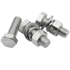 HSL SS304 dài mỏng Hex đầu Bolt Nut 1.4552/14301/1.4317 thép không gỉ 724l M54 Hex bu lông A2-70 M12/M10x1.25 bu lông - Product Image 1
