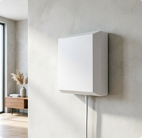 Antena Panel 4G LTE Dalam Ruangan HYT 3dBi 698-2700MHz, Pemasangan di Dinding, Arah Tetap, IP68 untuk Penguat Sinyal Router Modem