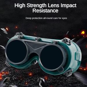 Precio de fábrica, cubierta exterior abatible hacia arriba, protección de soldadura, gafas protectoras industriales antideslumbrantes, gafas de seguridad para el trabajo - Product Image 4