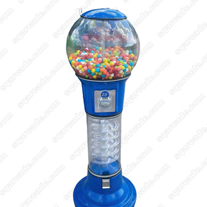 <strong>Coin</strong> Operated Spiral Gum <strong>Capsules</strong> Vending Gumball Machine with <strong>Capsule</strong> Toys or Bouncy Ball Gachapon Vending Machine - Product Image 4