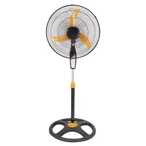 china orange green grey press switch 180degree standing fan plastic oscillating pedestal rotatable air cooling 18 inch stand fan