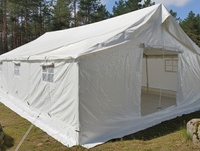 Tente d'urgence durable et peu coûteuse pour les réfugiés en cas de catastrophe, tente de secours imperméable pour l'extérieur