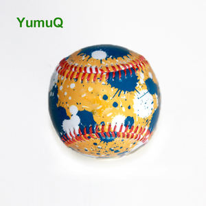 Palline da Baseball YumuQ Personalizzate in PVC Grigio e Bianco - Palline Ufficiali per Allenamento e Pratica per Bambini e Ragazzi - Product Image 3