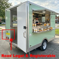Remorque alimentaire mobile entièrement équipée, camion de restauration sur mesure pour investissement commercial