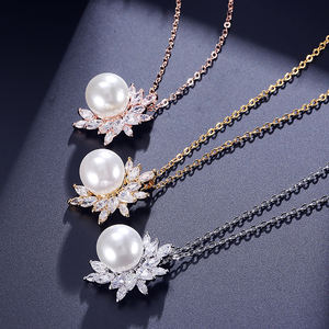 Collier en cristal de perle RAKOL NP078 pour femmes Accessoires - Product Image 2