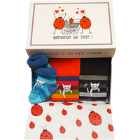 Boîtes d'emballage de chaussettes personnalisées Emballage de boîtes noires pour chaussettes à couvercle