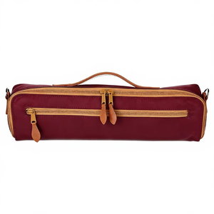 Estuche para <span class=keywords><strong>Flauta</strong></span> Duradero, Fundas y Estuches para Instrumentos de Primera Calidad, Práctica Bolsa para <span class=keywords><strong>Flauta</strong></span> de Cuero PU con Correa para el Hombro - Product Image 2