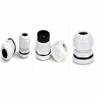 Passe-câble étanche en nylon IP68 Série PG-7 Type M Connecteur d'entrée de câble 12-16mm pour armoire électrique et éclairage LED