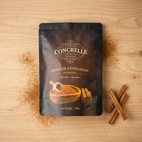 Sachets personnalisés imprimés pour épices, en plastique refermable, pour poudre alimentaire, emballage en aluminium, sachets pour cannelle en poudre/bâtonnets