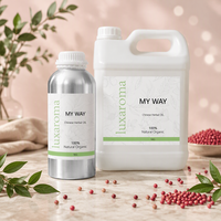 Huile essentielle de poivre rose pour massage - 100% pure, naturelle, extrait de plante Schinus Molle, huile d'aromathérapie |   Cosmétique OEM en vrac 1 kg