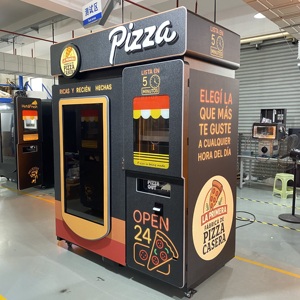 Machine à Pizza Automatique Personnalisée avec Autocollant Publicitaire, Paiement par Carte et Code QR pour Intérieur et Extérieur - Product Image 3