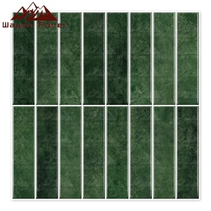 El popular revestimiento de <span class=keywords><strong>pared</strong></span> de azulejos cuadrados 3D <span class=keywords><strong>autoadhesivo</strong></span> antiincrustante de PVC se utiliza para la decoración de la cocina. - Product Image 1