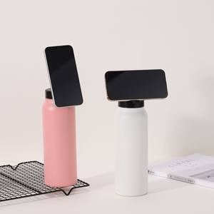 ขวดน้ำเก็บความเย็นสุญญากาศแบบสองชั้น ขนาด 24 ออนซ์ พร้อมฝาปิดแม่เหล็กสำหรับยึดโทรศัพท์มือถือ ขายส่ง - Product Image 5