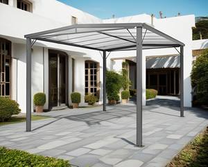 YASN, pérgola híbrida de acero de tamaño personalizado, cubierta de techo de PC para Villa/cafetería, soporte de diseño antioxidante y resistente al viento - Product Image 1