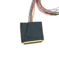 Câble Connecteur Haute Vitesse 20455, Câble Ruban Multicolore à Paire Torsadée avec Adaptateur FPC pour Écrans LCD et Industriels