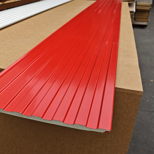 Panel de Aislamiento Acústico de PU, Panel de Techo de FRP, Panel Aislante para Cámaras Frigoríficas, Tableros de Construcción de Hormigón Aislado, Panel de Pared de Madera, Panel Sándwich - Product Image 1