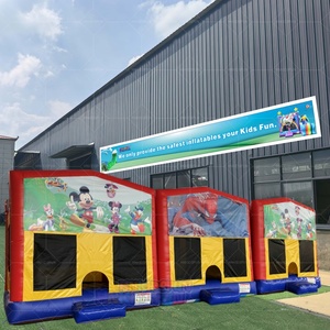 Fête commerciale videur gonflable enfants pulls adultes château plein d'entrain gonflable <span class=keywords><strong>Mickey</strong></span> souris videur gonflable château sautant - Product Image 6