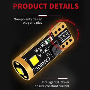 T10 194 W5W dẫn bóng đèn nội thất xe đèn đọc sách Dome ánh sáng 12V <span class=keywords><strong>2.4W</strong></span> Đèn <span class=keywords><strong>LED</strong></span> Luces Para coche Phụ Kiện Xe Hơi - Product Image 4