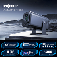 projecteur Android 13 1080P 4K Android réel 300 ANSI Lumens Mini Smart TV Home cinéma projecteur à mise au point automatique